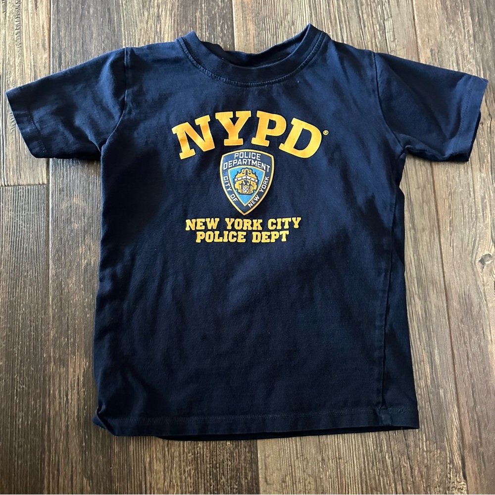 NYPD officially licensed navy blue baby toddler kids T Shirt 24 Mo police